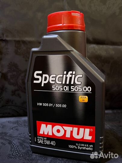 Масло motul specific 505 01 505 00 5W-40 1л