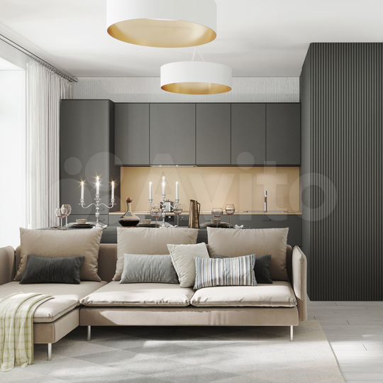 2-к. квартира, 40,1 м², 12/25 эт.