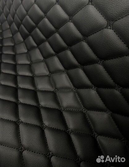 Экокожа для мебели авто стеганая мебельная ткань