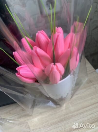 Букетики ручной работы из мыла