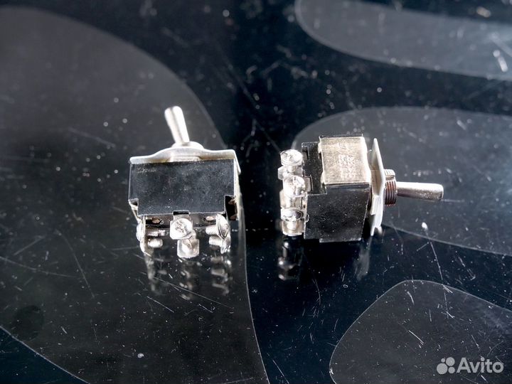 Переключатель 250V 6A два положения усиленный