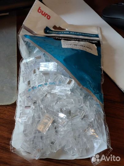 Коннекторы rj 45 100 шт