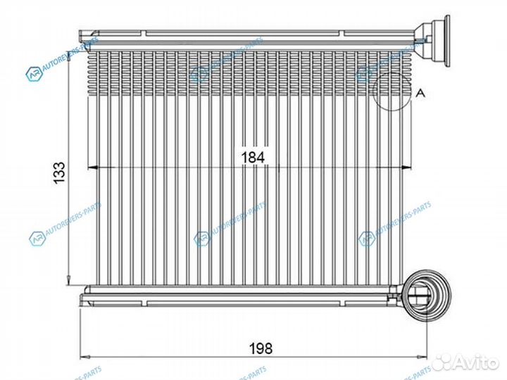 ST-DC02-395-0 Радиатор отопителя салона renault ka
