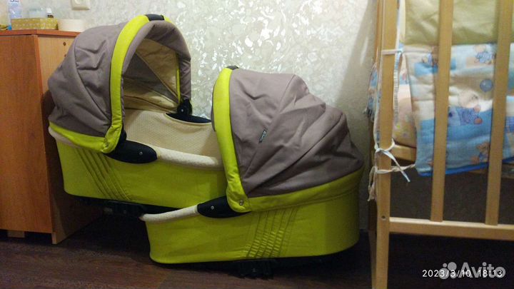 Коляска для двойни 3 в 1