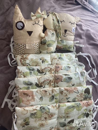 Бортики в кроватку