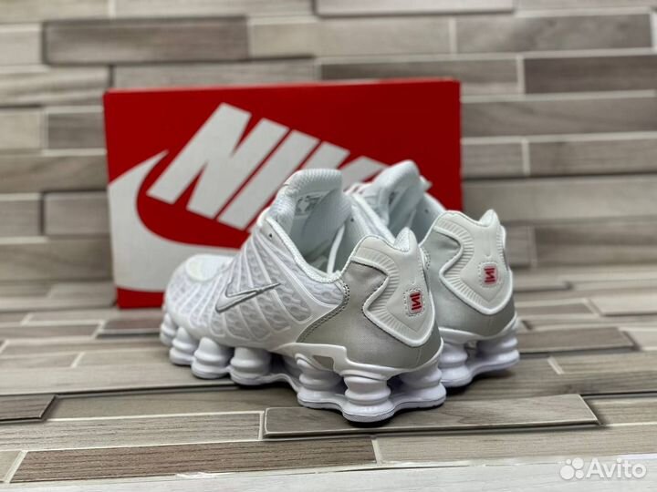 Кроссовки Nike Shox TL White (36-45)