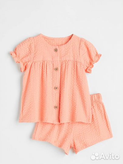 Комплект топ и шорты h&m 86