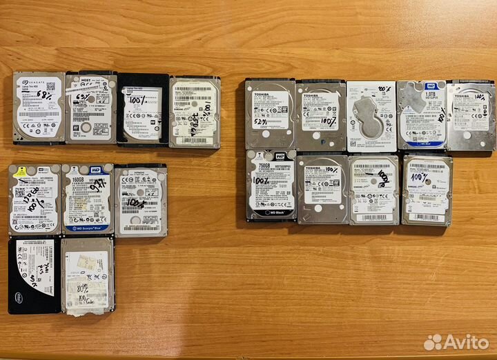 Жесткие диски, универсальные. (1000 гб-120 гб)