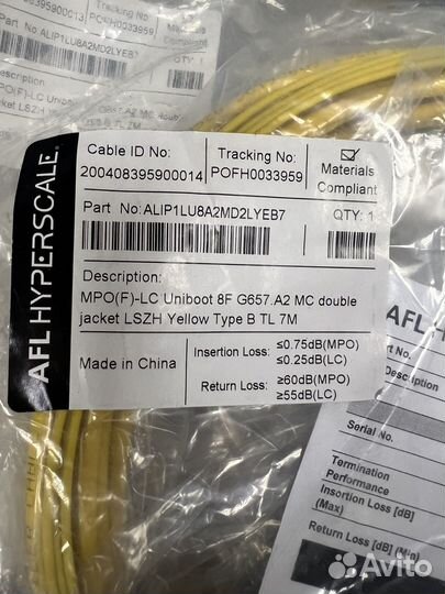 Для MPO систем шнуры и патчкорды