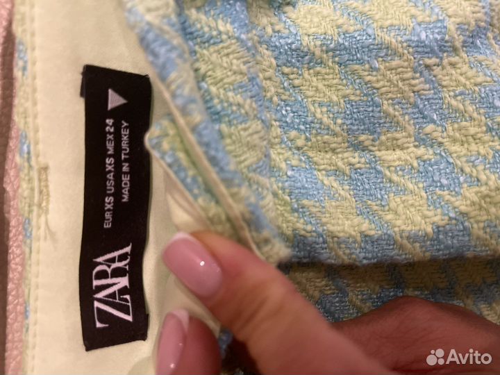 Твидовые шорты Zara