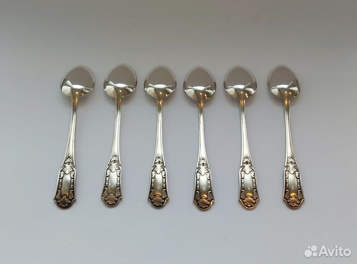 Серебряные чайные ложки Таллин Рельеф серебро