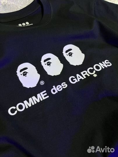 Футболка bape cdg