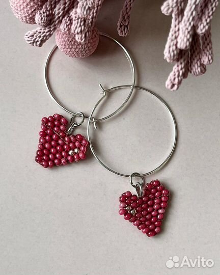 Серьги из бисера