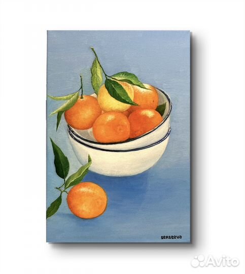 Картина мандарины