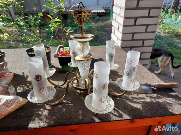 Хрустальная люстра СССР