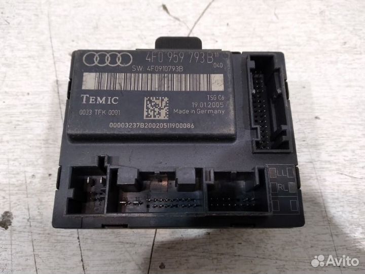 Блок управления дверьми передний правый Audi A6 C6