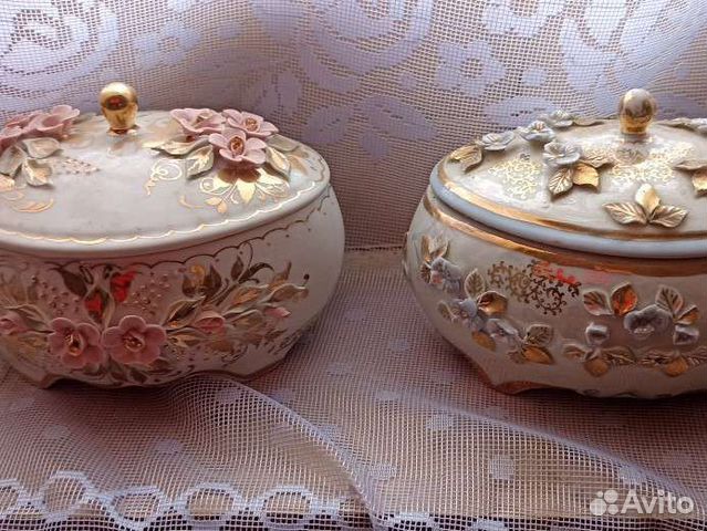 Винтажные шкатулки лепнина позолота