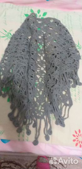 Шаль - косынка и шарф новые