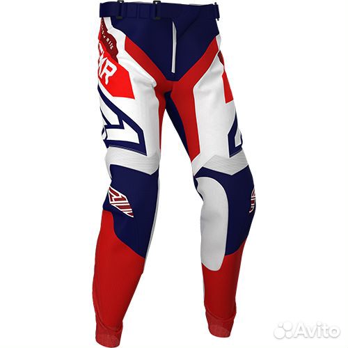 Штаны для мотокросса FXR Podium MX Navy/White/Red