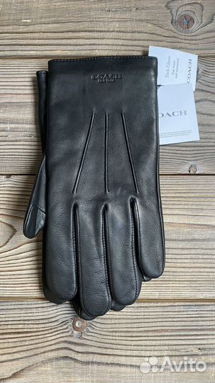 Новые мужские перчатки Coach р. L оригинал