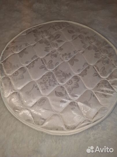 Матрас детский круглый для новорожденного