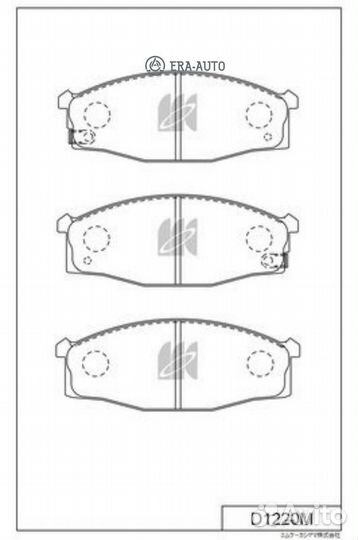 Kashiyama D1220M Колодки