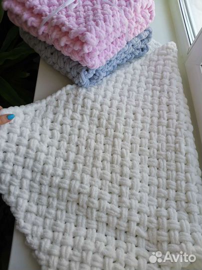 Плед детский плюшевый