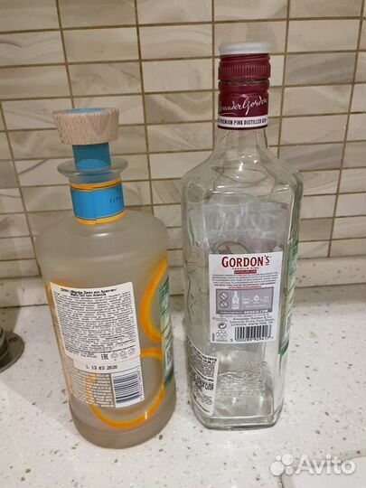 Коробки и бутылки пустые от виски+Macallan