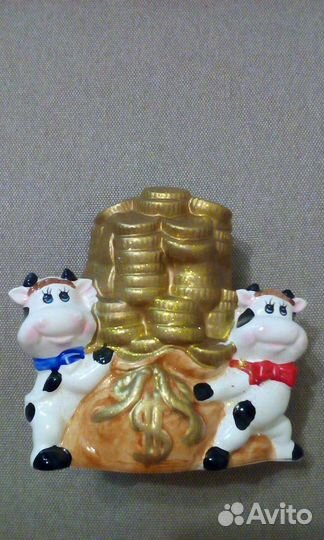 Копилки корова. Слон. Носорог. Бегемот