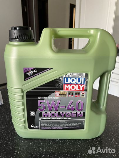 Масло моторное Liqui Moly 5W40 Molygen 4L