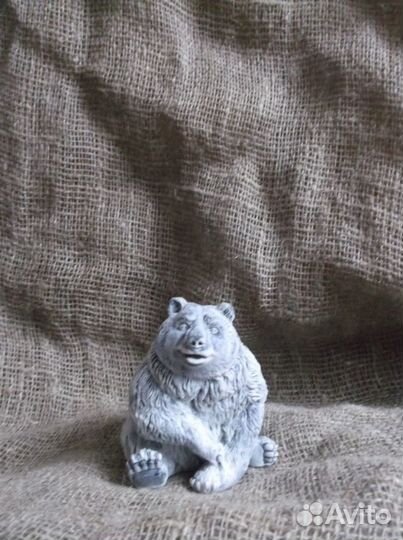 Статуэтка Медведь фигурка из камня