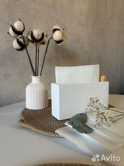 Салфетница из гипса