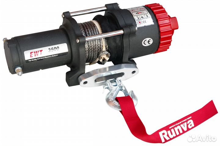 Лебедка Runva EWT 3500 A SR с синтетическим тросом