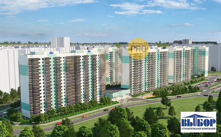 1-к. квартира, 37,9 м², 7/17 эт.