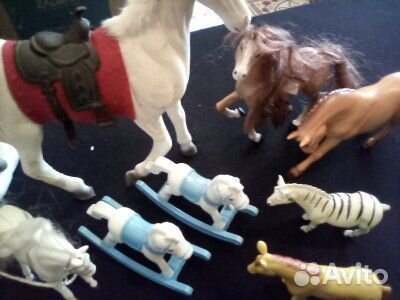 Коллекция игрушечных фигурок животных. 1980-2010г