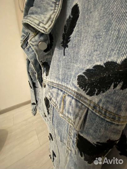 Джинсовая куртка женская 46 48 новая