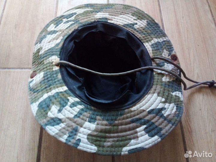 Шляпа Панама камуфляж и кепка пиксель