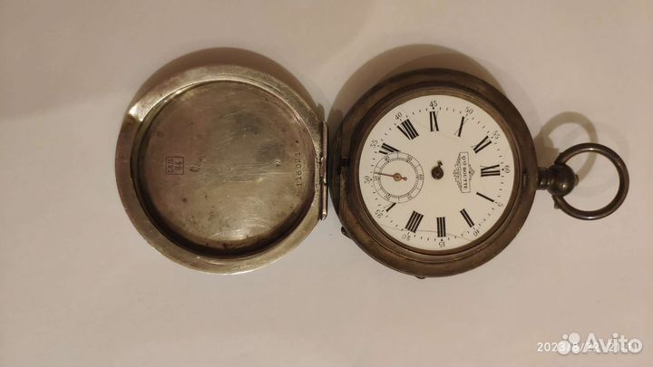 Часы карманные серебро антиквариат