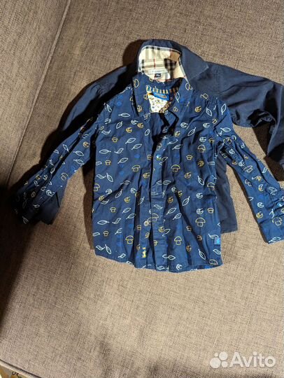 Рубашки на мальчика 86 92
