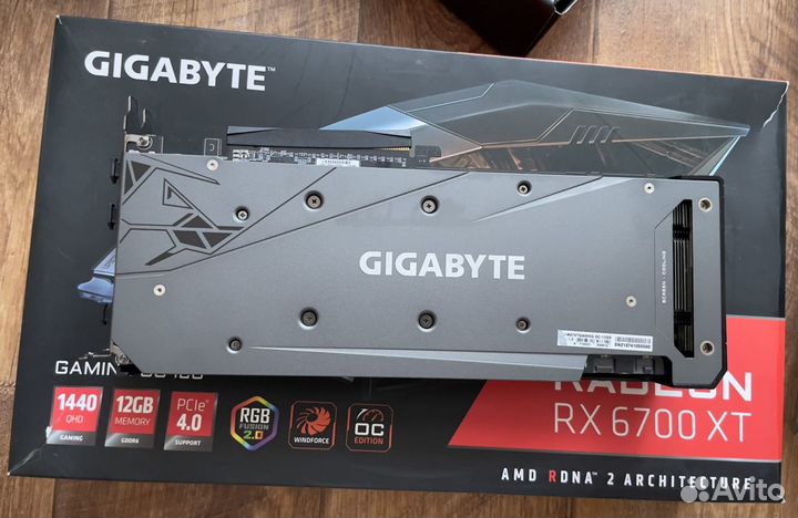 Видеокарта Gigabyte AMD Radeon RX 6700 gaming