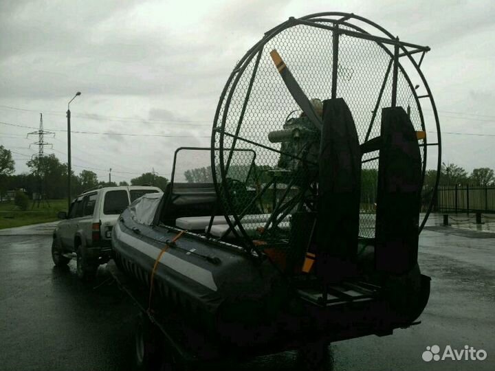 Аэролодка Нерпа с двигателем suzuki g16а