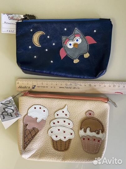 Косметички из натуральной кожи