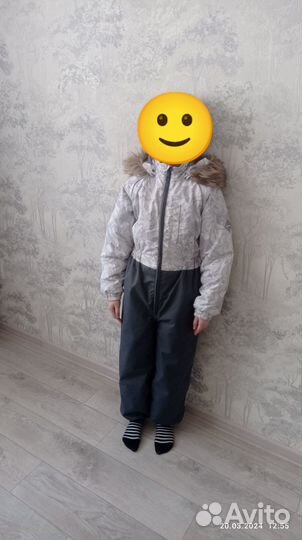 Куртка комбинезон на девочку зимняя