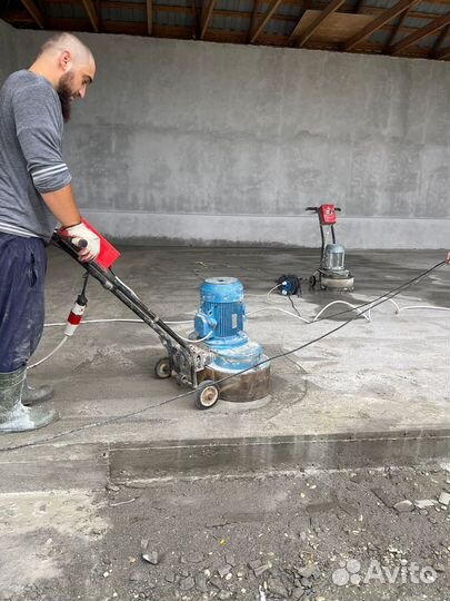 Шлифовка бетона камня мазайка