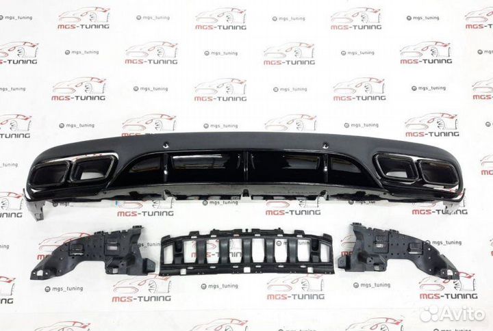 Диффузор с насадками C-Coupe C205 63 AMG Edition 1