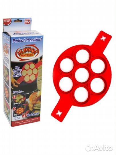 Силиконовая форма для оладий flippin fantastic