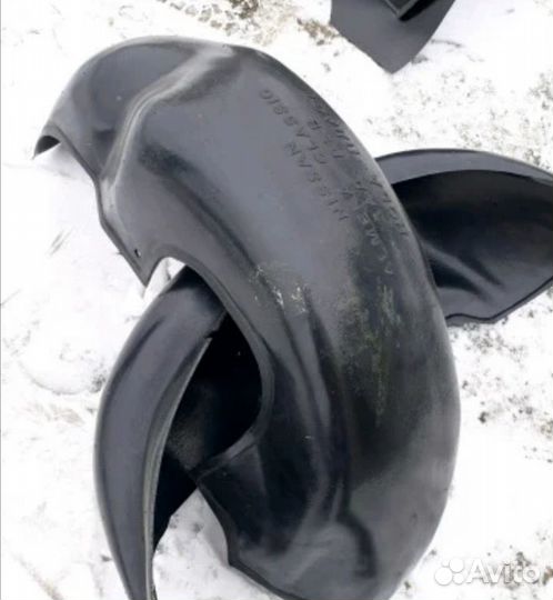 Подкрылки на Nissan Almera