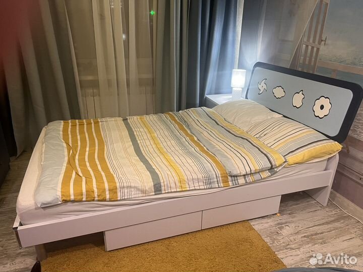 Детская кровать 120х200 с матрасом