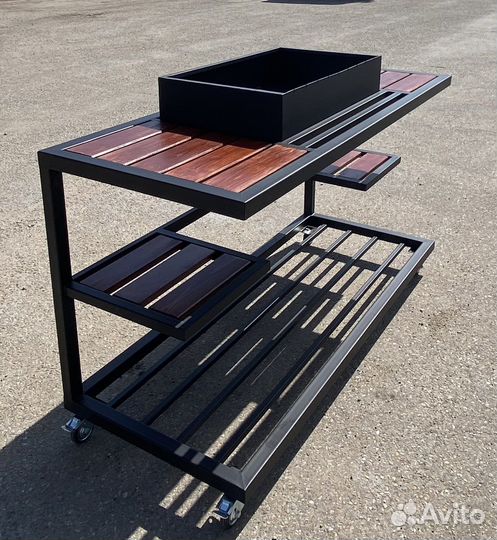 Мангал в стиле лофт