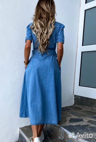 Платье джинсовое